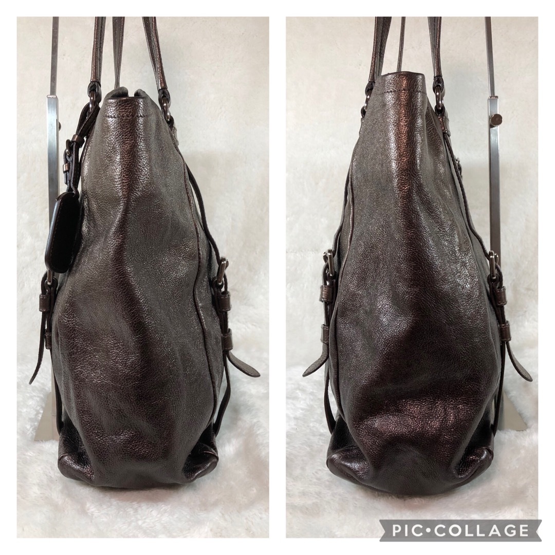 PRADA - ☆美品☆ プラダ トートバッグ レザー BR4052 PRADA - ☆美品☆ プラダ トートバッグ レザー BR4052