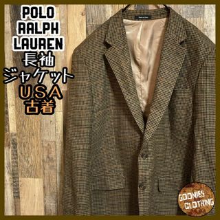 POLO RALPH LAUREN(テーラードジャケット ・ ブラウン/茶色系 POLO RALPH LAUREN(テーラードジャケット ・ ブラウン/茶色系