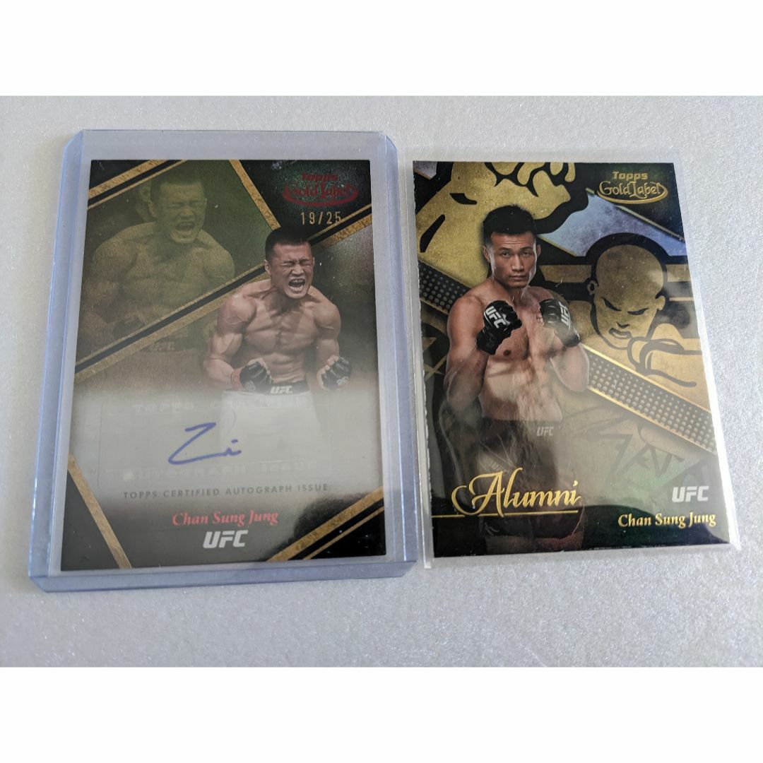 おトク情報がいっぱい! - Topps 25枚限定 2枚セット 直筆サインカード ジョン・チャンソン UFC シングルカード