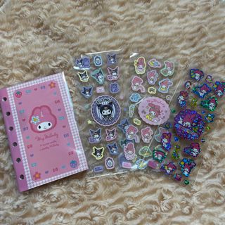 マイメロディ シール帳+シールセット 手帳シリーズ(ノート/メモ帳/ふせん)
