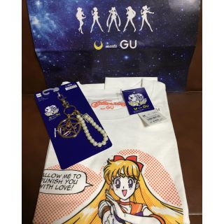 ジーユー(GU)のセーラームーンmeetsGU Tシャツ チャーム(Tシャツ(半袖/袖なし))