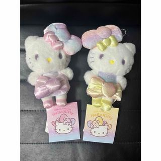 新品未使用　ハローキティ　マスコット キーホルダー　ぬいぐるみ　50周年　セット