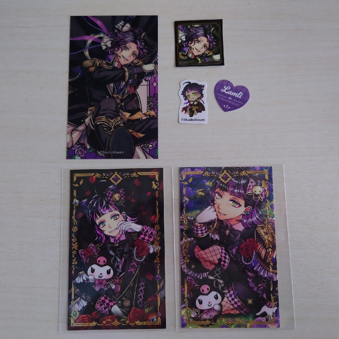 悪魔執事と黒い猫 3周年 サンリオコラボ ラムリ エンタメ/ホビーのおもちゃ/ぬいぐるみ(キャラクターグッズ)の商品写真