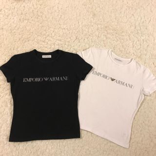 エンポリオアルマーニ(Emporio Armani)のＪAZZ様専用です！エンポリオ アルマーニ  レディース  Tシャツ2枚組(Tシャツ(半袖/袖なし))