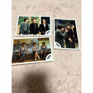 アラシ(嵐)の嵐 櫻井翔松本潤二宮和也 公式生写真 3枚セット(アイドルグッズ)