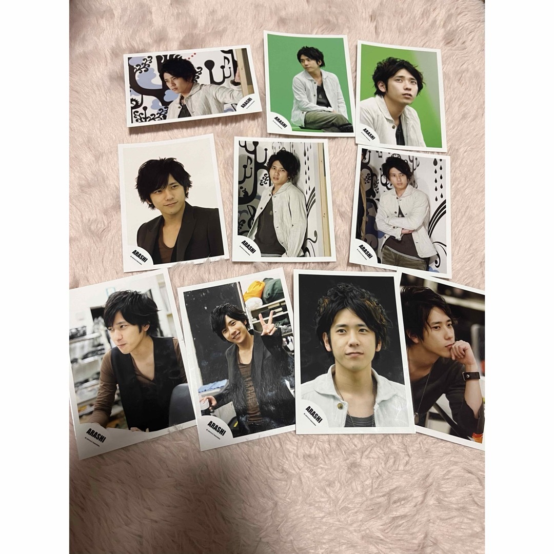 嵐(アラシ)の嵐 二宮和也 公式生写真 10枚セット エンタメ/ホビーのタレントグッズ(アイドルグッズ)の商品写真