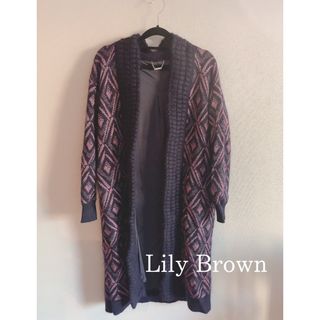 Lily Brown - embroideryコクーンコートの通販 by nyan's Lily Brown - embroideryコクーンコートの通販 by nyan's
