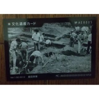 1050　庭田貝塚　文化遺産カード　AE0005　岐阜県　海津市(その他)