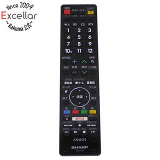 SHARP製　テレビリモコン GB174SA(0106380478)　電池カバーなし
