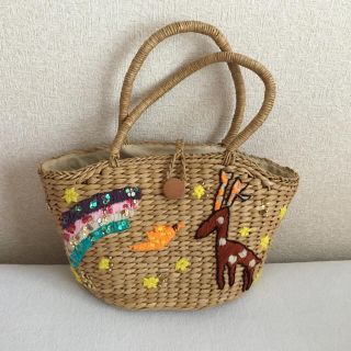 ツモリチサト(TSUMORI CHISATO)のツモリチサト かごバッグ(かごバッグ/ストローバッグ)