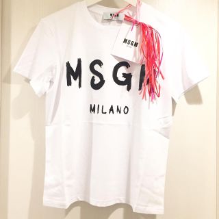 エムエスジイエム(MSGM)の新品未使用 MSGM プリントロゴT(Tシャツ(半袖/袖なし))