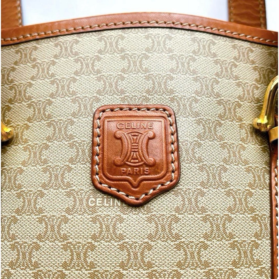 CELINE - 【美品】celine オールドセリーヌ マカダム柄 バケツ型 CELINE - 【美品】celine オールドセリーヌ マカダム柄 バケツ型