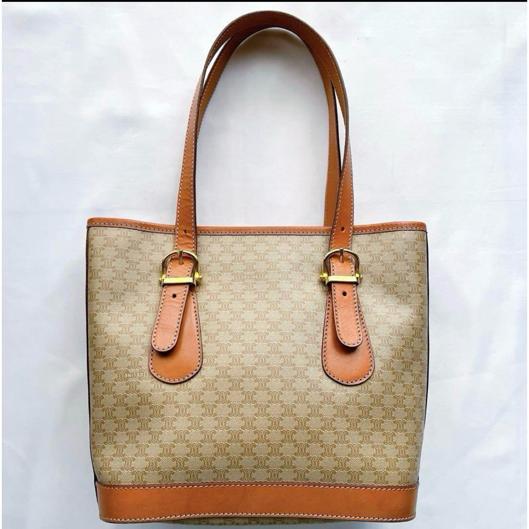 CELINE - 【美品】celine オールドセリーヌ マカダム柄 バケツ型 CELINE - 【美品】celine オールドセリーヌ マカダム柄 バケツ型