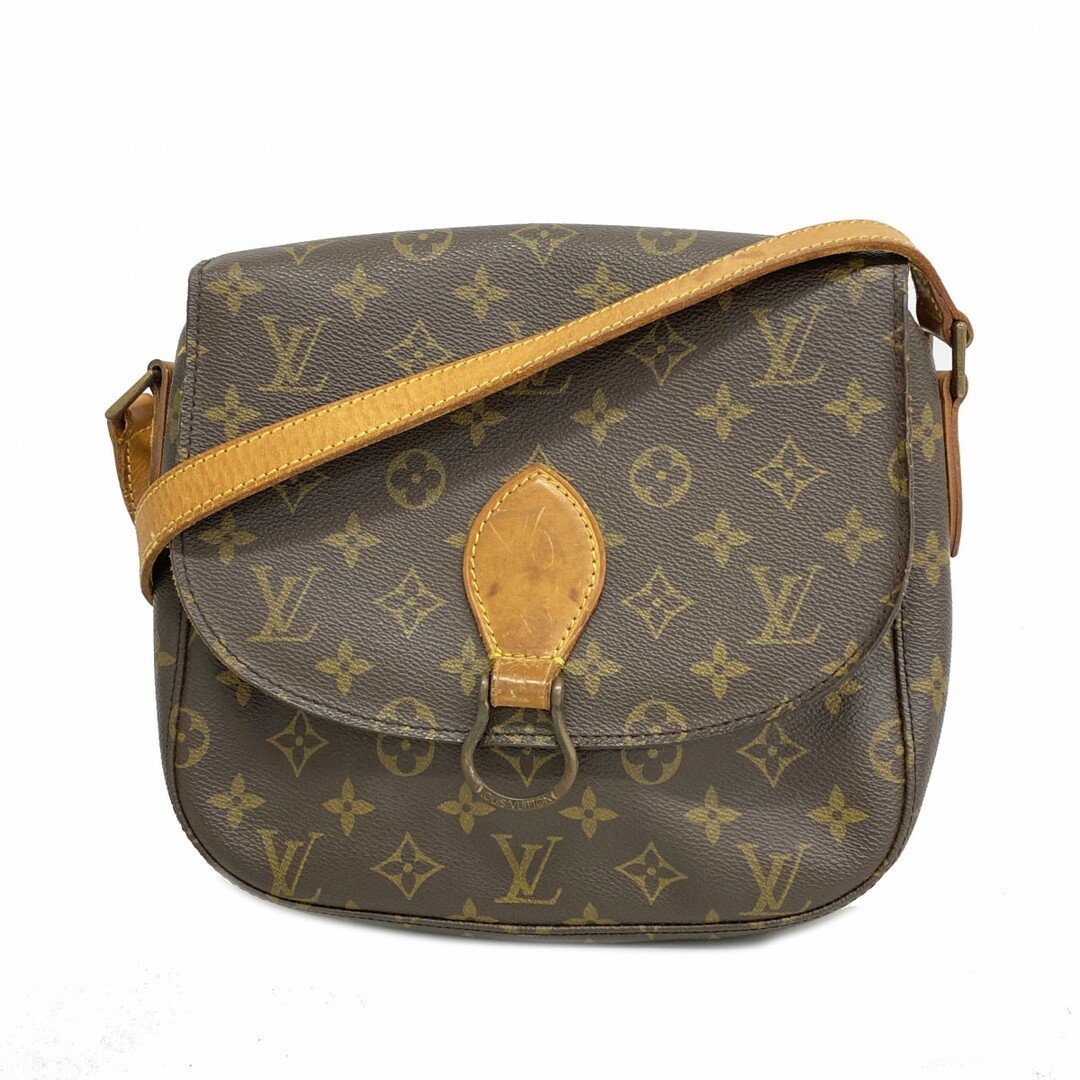 LOUIS VUITTON - ★SALE【5bc1522】ルイヴィトン ショルダーバッグ モノグラム サンクルーGM M51242 ブラウン【中古】レディース