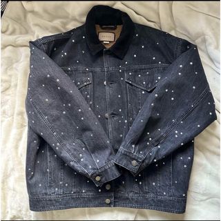 GUCCI - グッチ 22AW 667998 XDBRP ダメージ加工裏地ボアデニム GUCCI - グッチ 22AW 667998 XDBRP ダメージ加工裏地ボアデニム