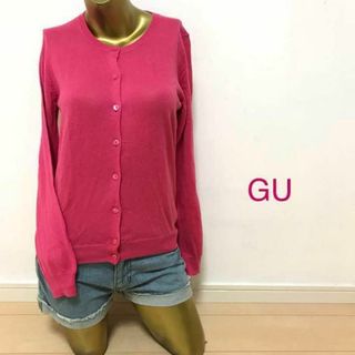 【0503】GU ピンク カーディガン M