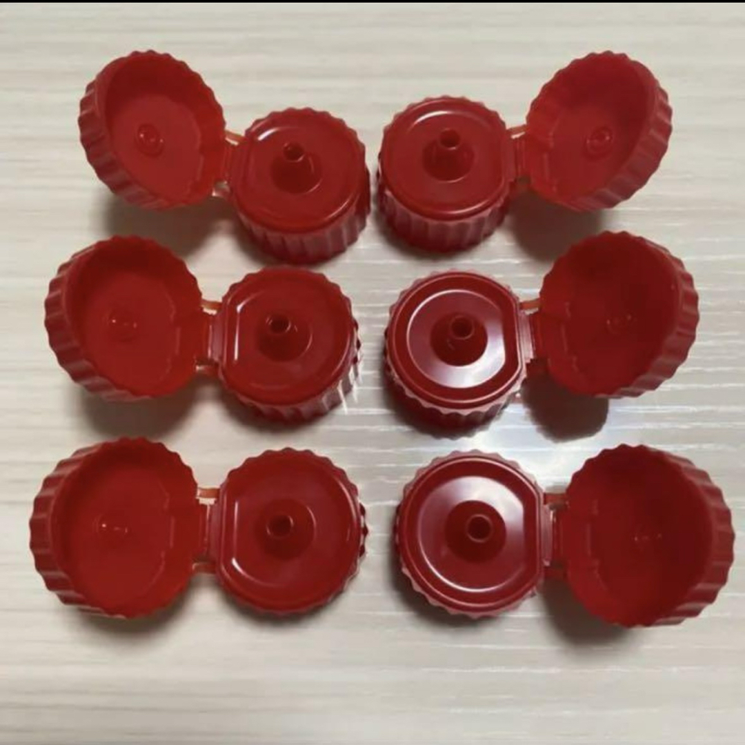 キユーピー(キユーピー)のキューピーマヨネーズ キャップ ×6個セット ハンドメイドの素材/材料(各種パーツ)の商品写真