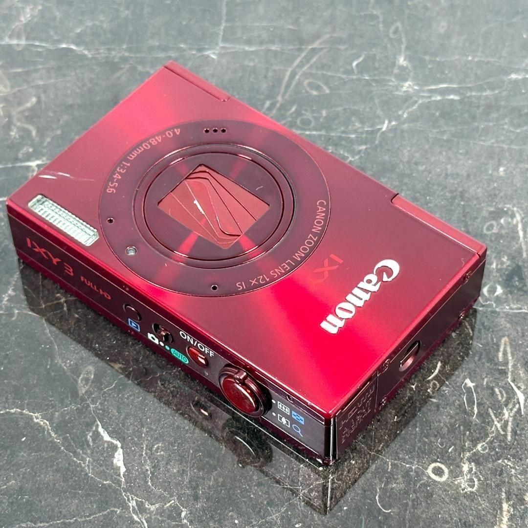 Canon IXY 3 レッド コンパクトデジタルカメラ
