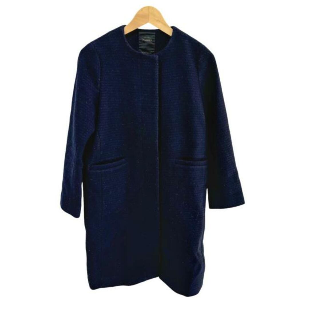 Noble - NOBLE(ノーブル) コート サイズ36 S レディース美品  - ダークネイビー 長袖/冬