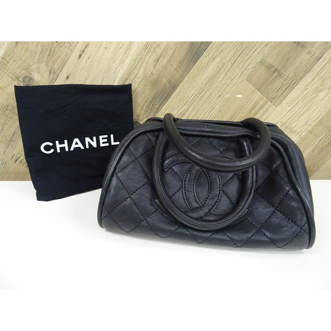 CHANEL - 広102 / CHANEL マトラッセ ハンドバッグ ミニボストン ココマーク