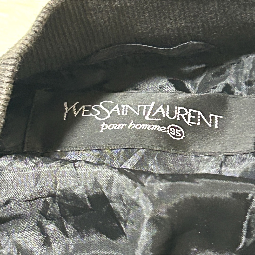 YvesSaintLaurent rivegauche (YSL)(イヴサンローランリヴゴーシュ) ブルゾン サイズ44 M メンズ - 黒  長袖/ジップアップ/春/秋 - メルカリ
