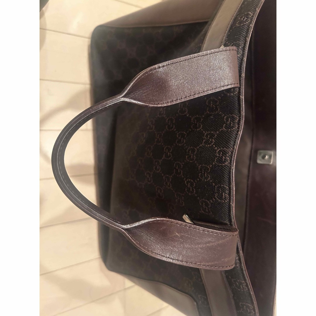 GUCCI - GUCCIビジネスバッグ ブラウン キャンバス/レザーの通販 GUCCI - GUCCIビジネスバッグ ブラウン キャンバス/レザーの通販