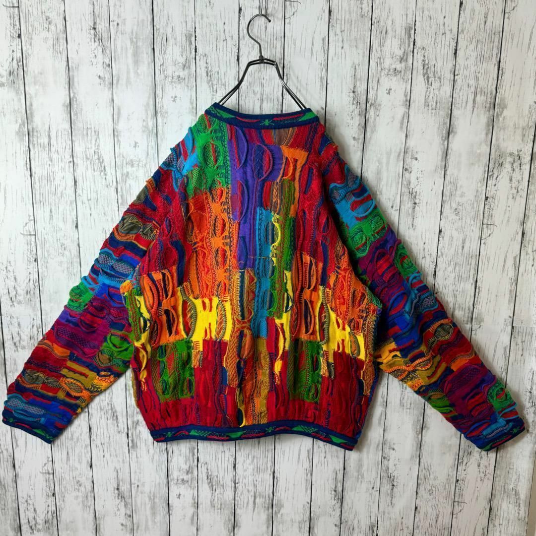 COOGI - 【希少1点物】COOGI クージー 3Dニット セーター L 総柄 COOGI - 【希少1点物】COOGI クージー 3Dニット セーター L 総柄