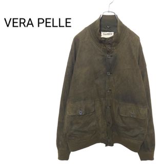 VINTAGE - 【VERA PELLE】スエードレザー ダービージャケット A VINTAGE - 【VERA PELLE】スエードレザー ダービージャケット A