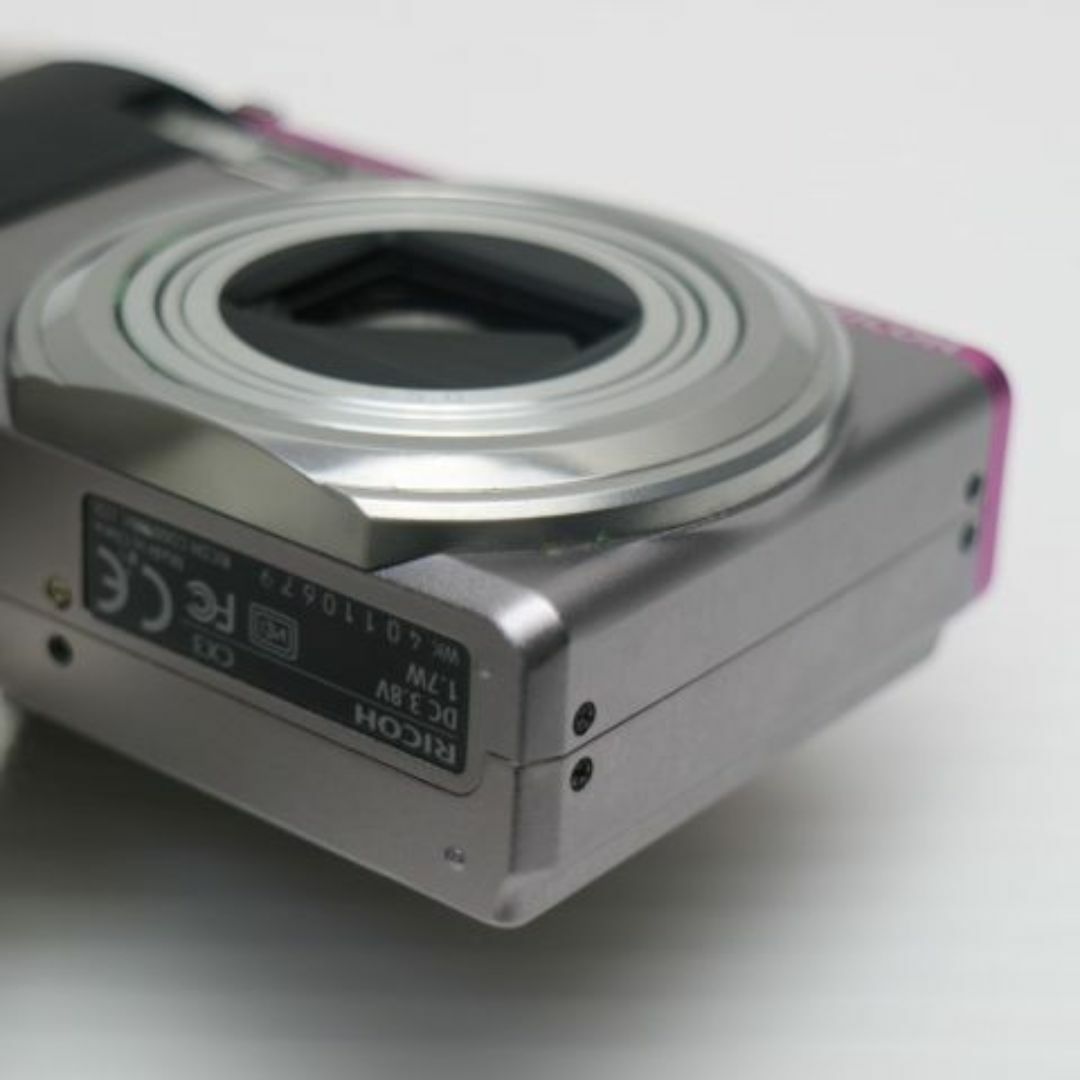 中古 RICOH CX3 ライトグレー×ピンク M555 中古 RICOH CX3 ライトグレー×ピンク M555