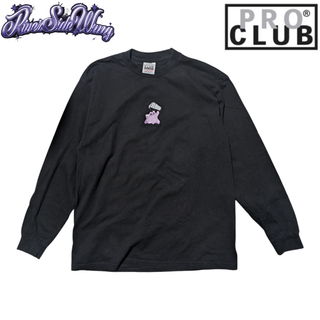 プロクラブ(PRO CLUB)のRIVER SIDE WANG ブラック メタモン ポケモン 長袖Tシャツ(Tシャツ/カットソー(七分/長袖))