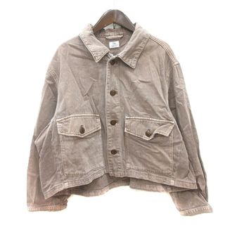 セポ(CEPO)のセポ CEPO ステンカラージャケット シングル F 茶 ブラウン /MN(ブルゾン)