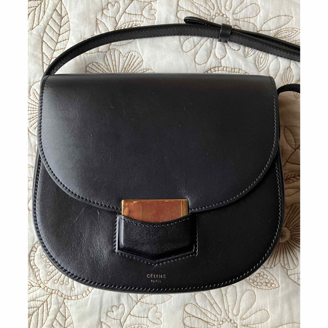 CELINE - 希少 鑑定済Celine トロッター スモール 黒 オールド CELINE - 希少 鑑定済Celine トロッター スモール 黒 オールド