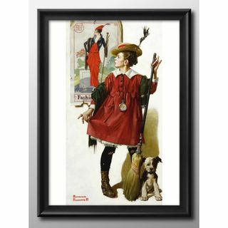 15538■A3 アート ポスター『ノーマン・ロックウェル　ビンテージ』絵画 (その他)