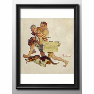 15541■A3 アート ポスター『ノーマン・ロックウェル　ビンテージ』絵画(その他)