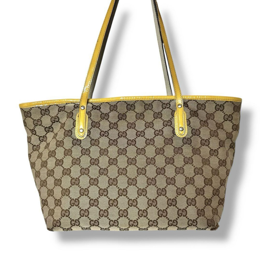 GUCCI - 【美品】GUCCI トートバッグ グッチョリ GGキャンバス GUCCI - 【美品】GUCCI トートバッグ グッチョリ GGキャンバス