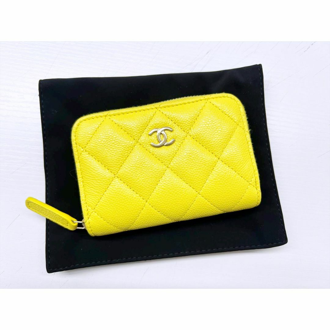 CHANEL - 美品 シャネル キャビアスキン クラシック ジップ CHANEL - 美品 シャネル キャビアスキン クラシック ジップ