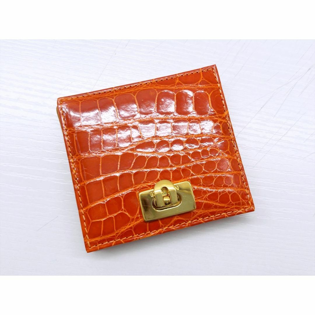 未使用保管 美品 KWANPEN クワンペン シャイニークロコ コインケース 未使用保管 美品 KWANPEN クワンペン シャイニークロコ コインケース