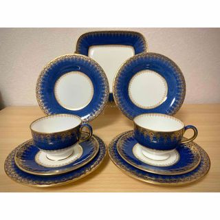 WEDGWOOD - ウェッジウッド 金彩パウダーブルーX9046 ティー WEDGWOOD - ウェッジウッド 金彩パウダーブルーX9046 ティー