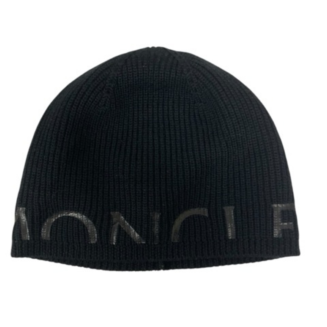 【在庫あり/即出荷可】 ニット帽 帽子 MONCLER モンクレール - MONCLER ニットキャップ ラクマ店|モンクレールならラクマ ベクトル by ブラックの通販 黒 帽子