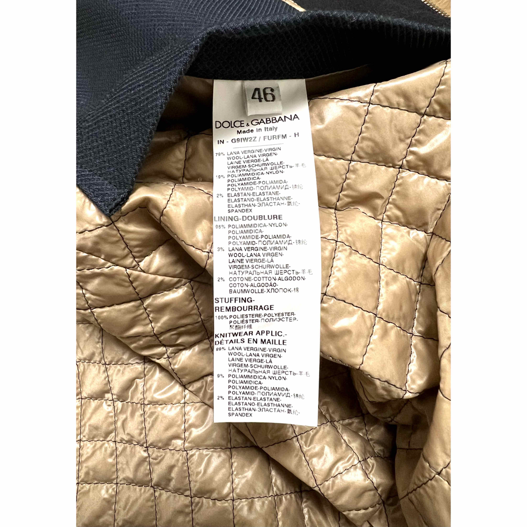 DOLCE&GABBANA - 付属品付き DOLCE&GABBANA ゴールド刺繍入り DOLCE&GABBANA - 付属品付き DOLCE&GABBANA ゴールド刺繍入り