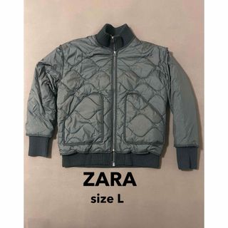ZARA - ZARA コーデュロイ パフジャケット ホワイトベージュ M ZARA - ZARA コーデュロイ パフジャケット ホワイトベージュ M