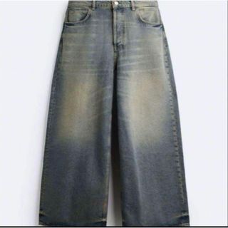 ZARA - ZARA STUDIO NICHOLSONコラボデニム ホワイト 42 32の ZARA - ZARA STUDIO NICHOLSONコラボデニム ホワイト 42 32の