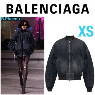 BALENCIAGA - 【BALENCIAGA】DENIM BOMBER JACKET XSの通販|ラクマ BALENCIAGA - 【BALENCIAGA】DENIM BOMBER JACKET XSの通販|ラクマ
