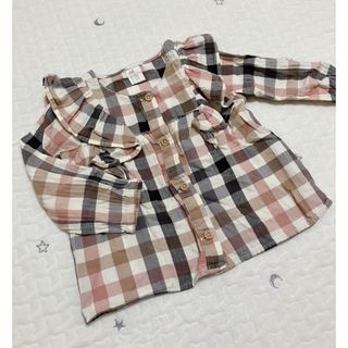 エイチアンドエム(H&M)のH&M チェックシャツ　ブラウス(ブラウス)