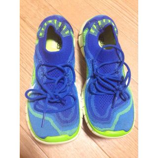 ナイキ(NIKE)のNIKE Flyknit 青 (スニーカー)