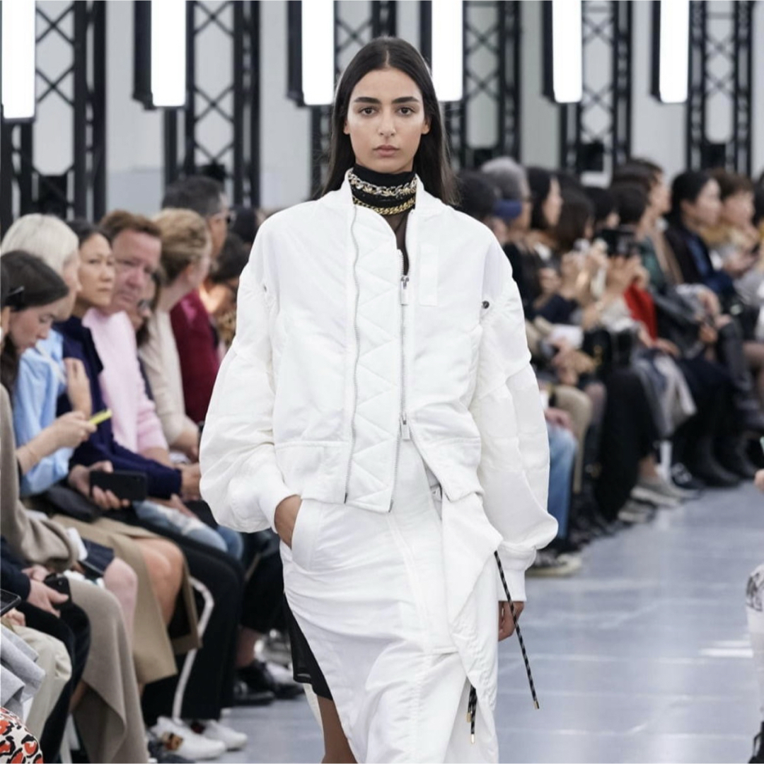 sacai - 2020ss SACAI ブルゾン size1 ホワイトの通販 by sacai - 2020ss SACAI ブルゾン size1 ホワイトの通販 by