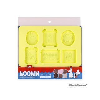 ムーミン(MOOMIN)のシリコーンチョコ型（ムーミンたちの肖像画）ムーミン　チョコ　シリコン(調理道具/製菓道具)