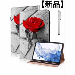 【新品】グーグルピクセルタブレットケース　タブレットカバー　バラ柄(モバイルケース/カバー)
