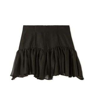 SNIDEL - スナイデル SNIDEL フリルヘムショートパンツ ホワイト SNIDEL - スナイデル SNIDEL フリルヘムショートパンツ ホワイト