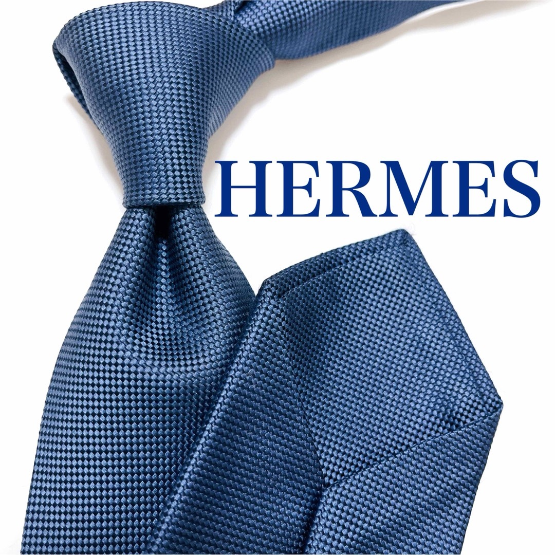 【35%OFF】 ソリッドタイ ハイブランド ネクタイ エルメス 美品 - HERMES 無地 |エルメスならラクマ ぜろ by ビジネスの通販 希少 光沢 小物